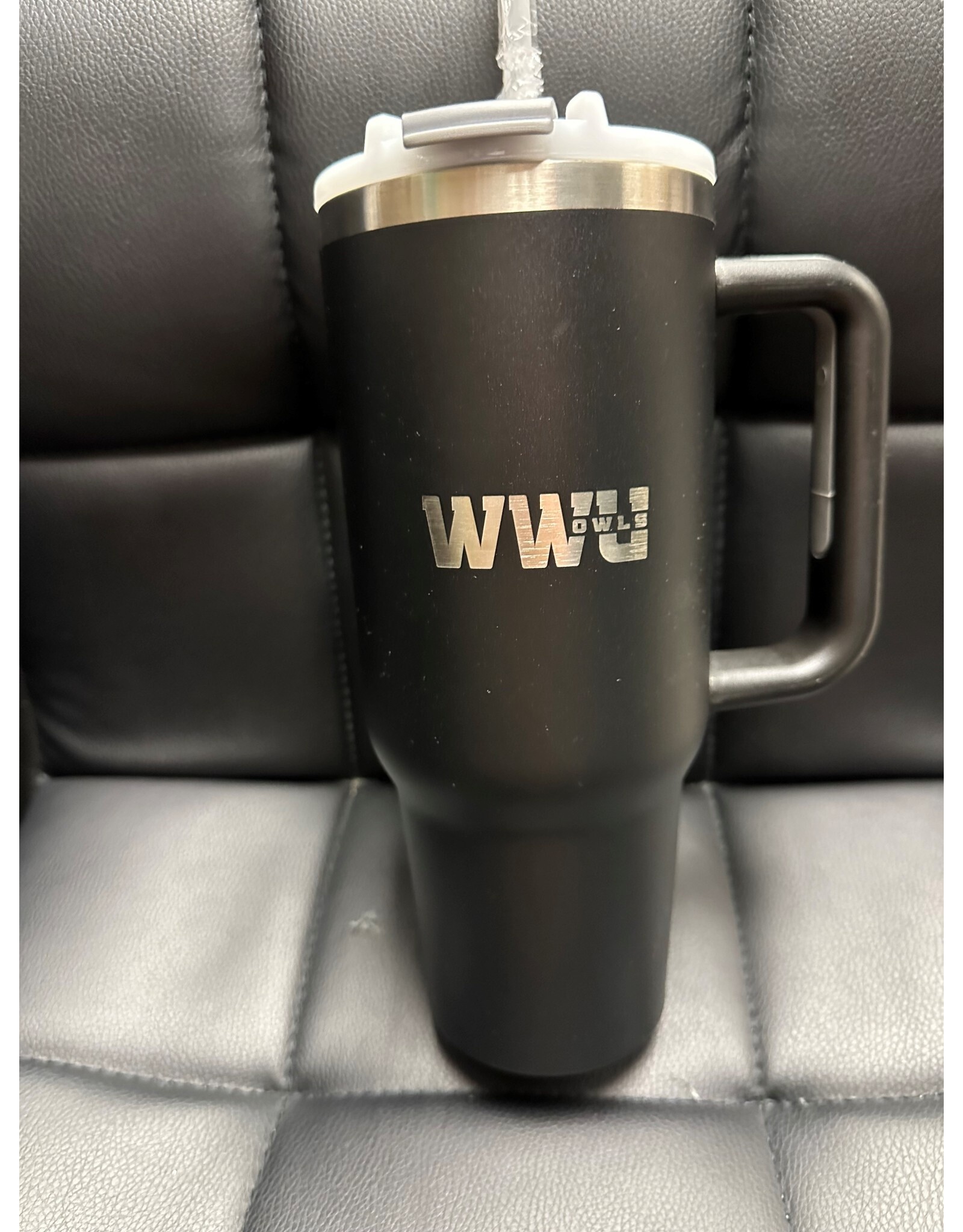 2024 WWU Owls 40oz. thermal tumbler w/ handle
