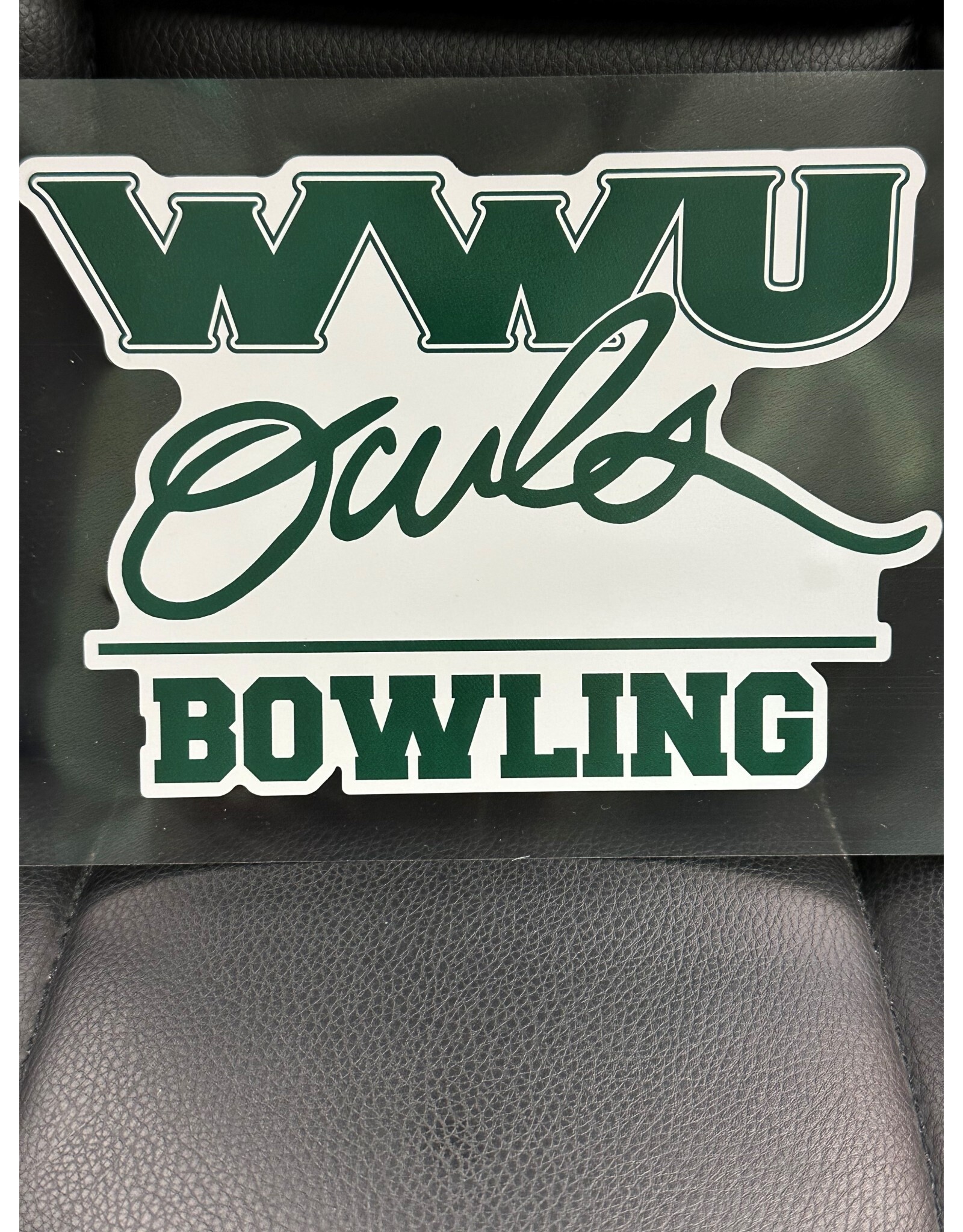 2024 WWU Owls bowling decal