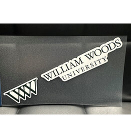 Wincraft 6x11 WW William Woods University decal