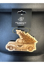Spirit Products William Woods Wooden Truck Ornament