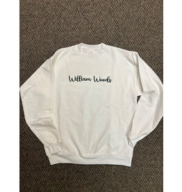 2025 William Woods White Crew w/ Cursive