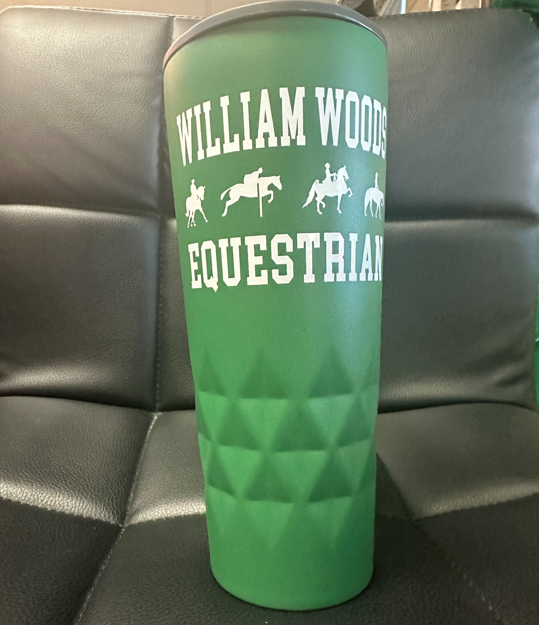2025 William Woods Equestrian 20.9 oz.stainless steel tumbler w/ straw