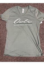 2025 Owls WWU ladies v-neck t-shirt