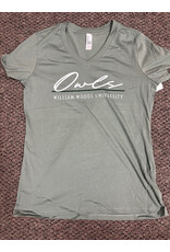 2025 Owls WWU ladies v-neck t-shirt