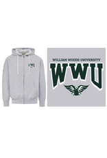 2025 WWU Fleece full zip hoodie