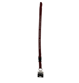 Maroon Lanyard w/Ring