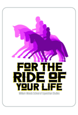Equestrian "For the Ride of Your Life"  seat specific t-shirt