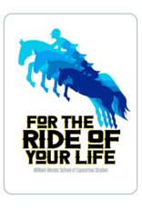Equestrian "For the Ride of Your Life"  seat specific t-shirt