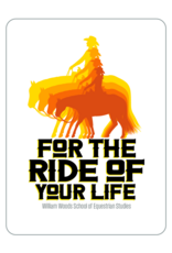 Equestrian "For the Ride of Your Life"  seat specific t-shirt