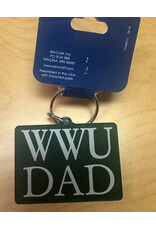 Wincraft 2022 WWU Dad keychain