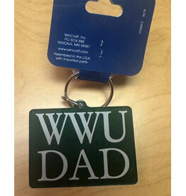 Wincraft 2022 WWU Dad keychain