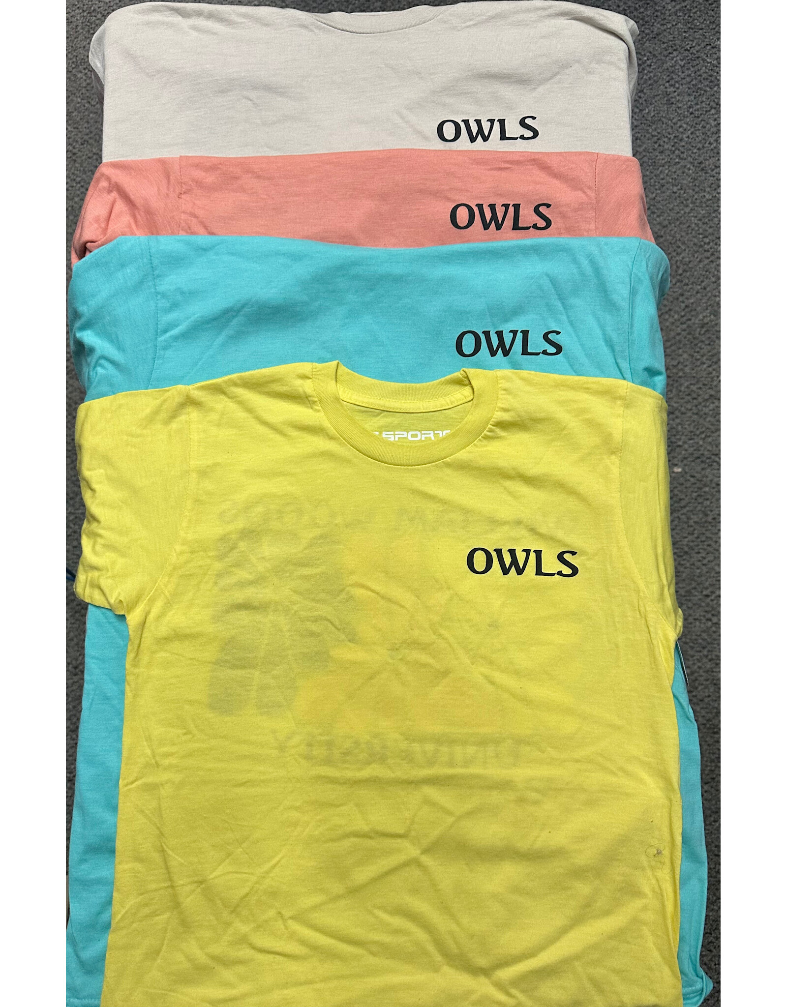 Owls William Woods University Pastel Floral SS tee