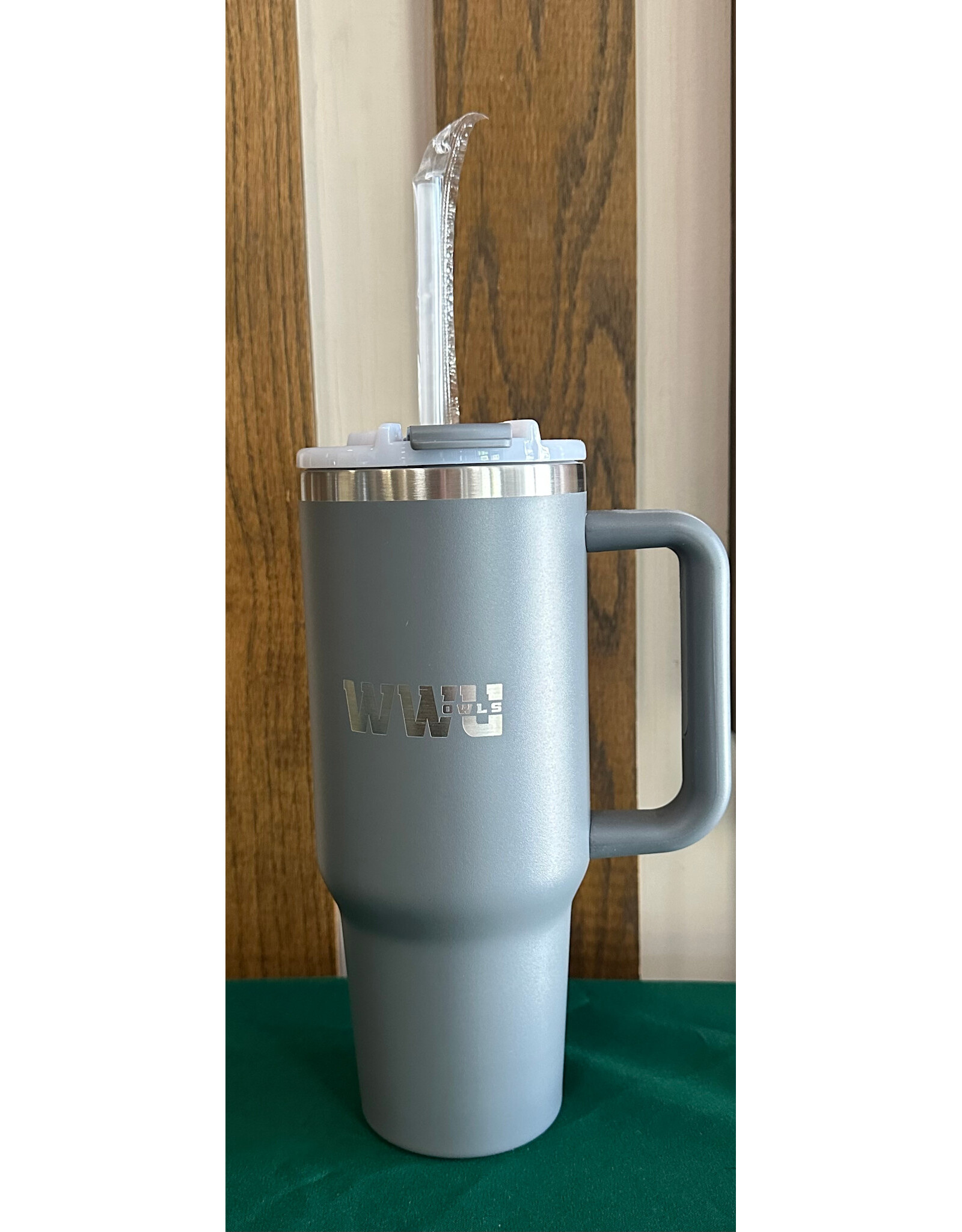 2024 WWU Owls 40oz. thermal tumbler w/ handle