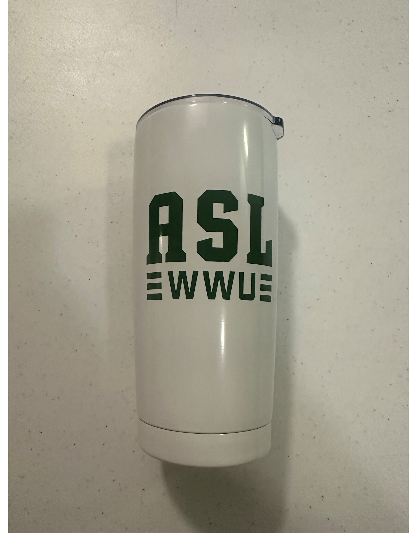 ASL WWU tumbler