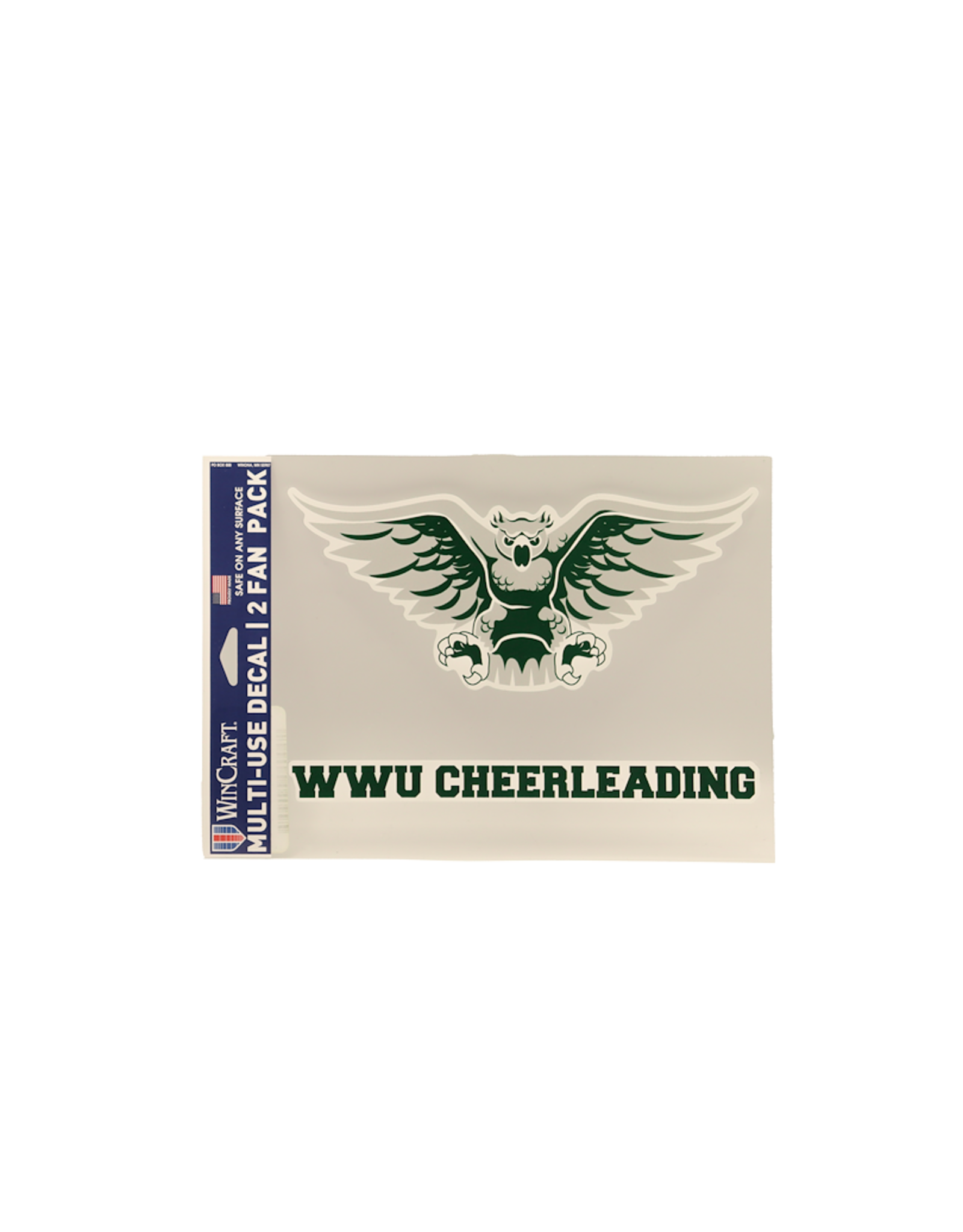 WWU Cheerleading Decal