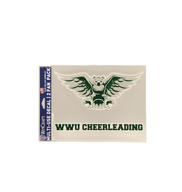 WWU Cheerleading Decal