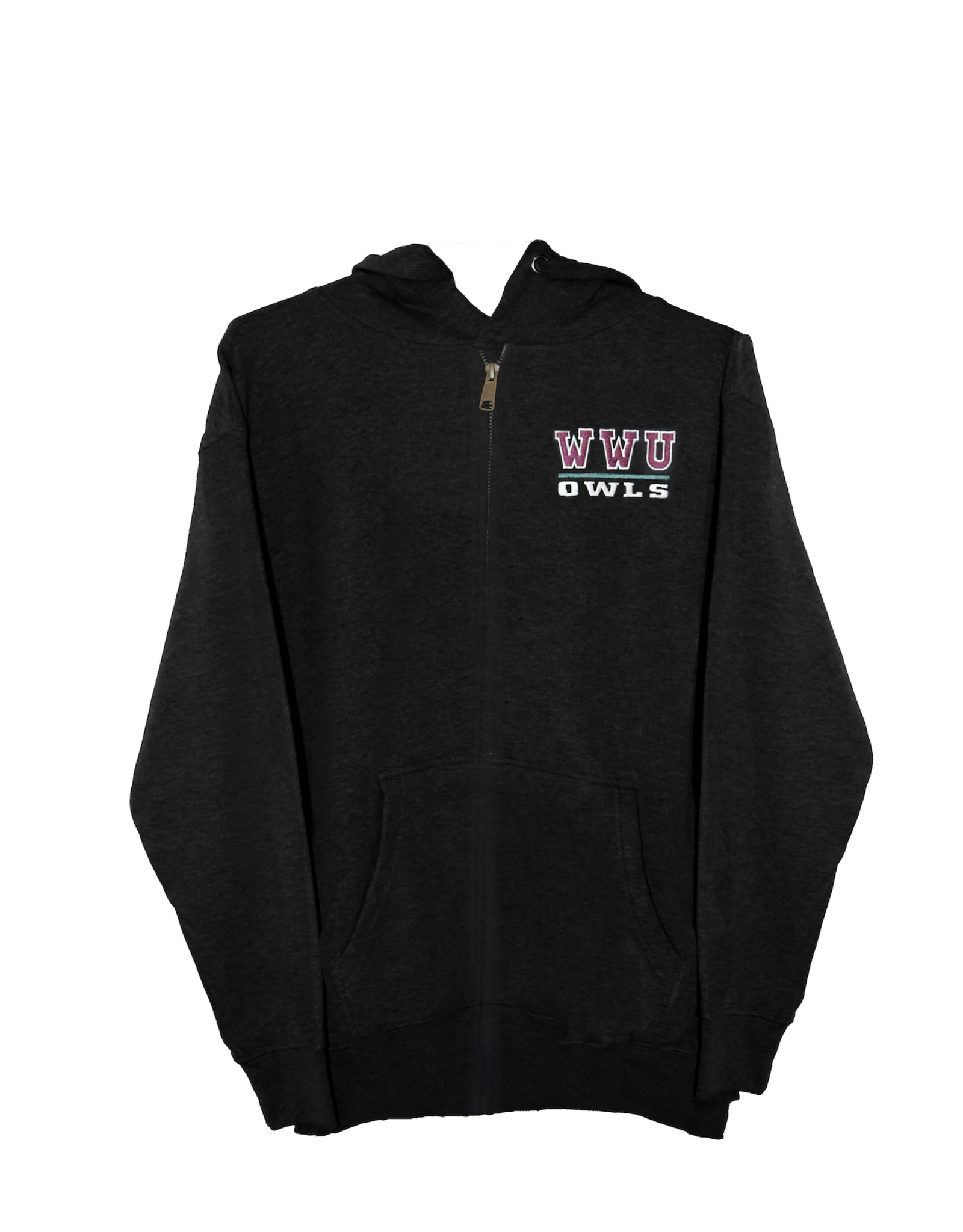WWU Owls full zip hoodie