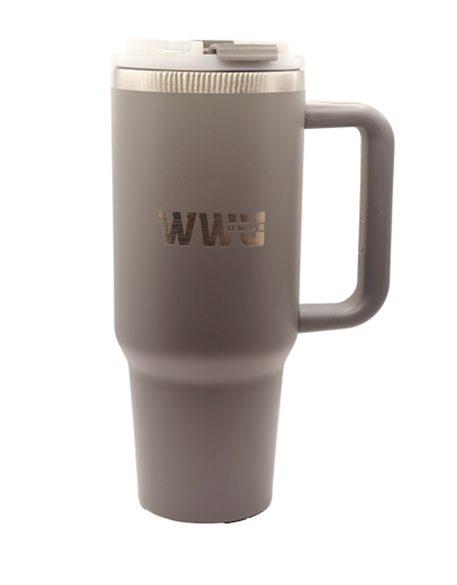 2024 WWU Owls 40oz. thermal tumbler w/ handle