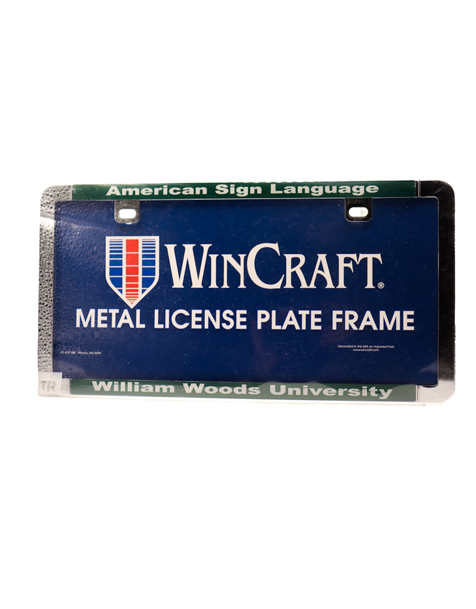 ASL License plate frame