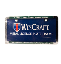ASL License plate frame