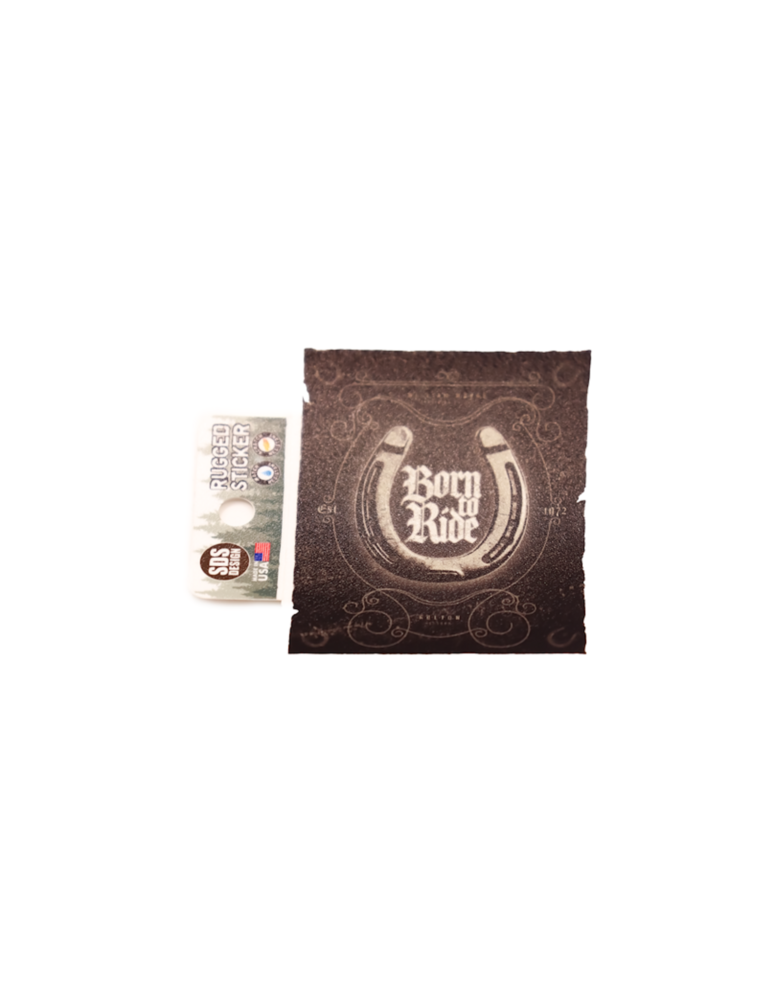 Eqs. Born to Ride sticker