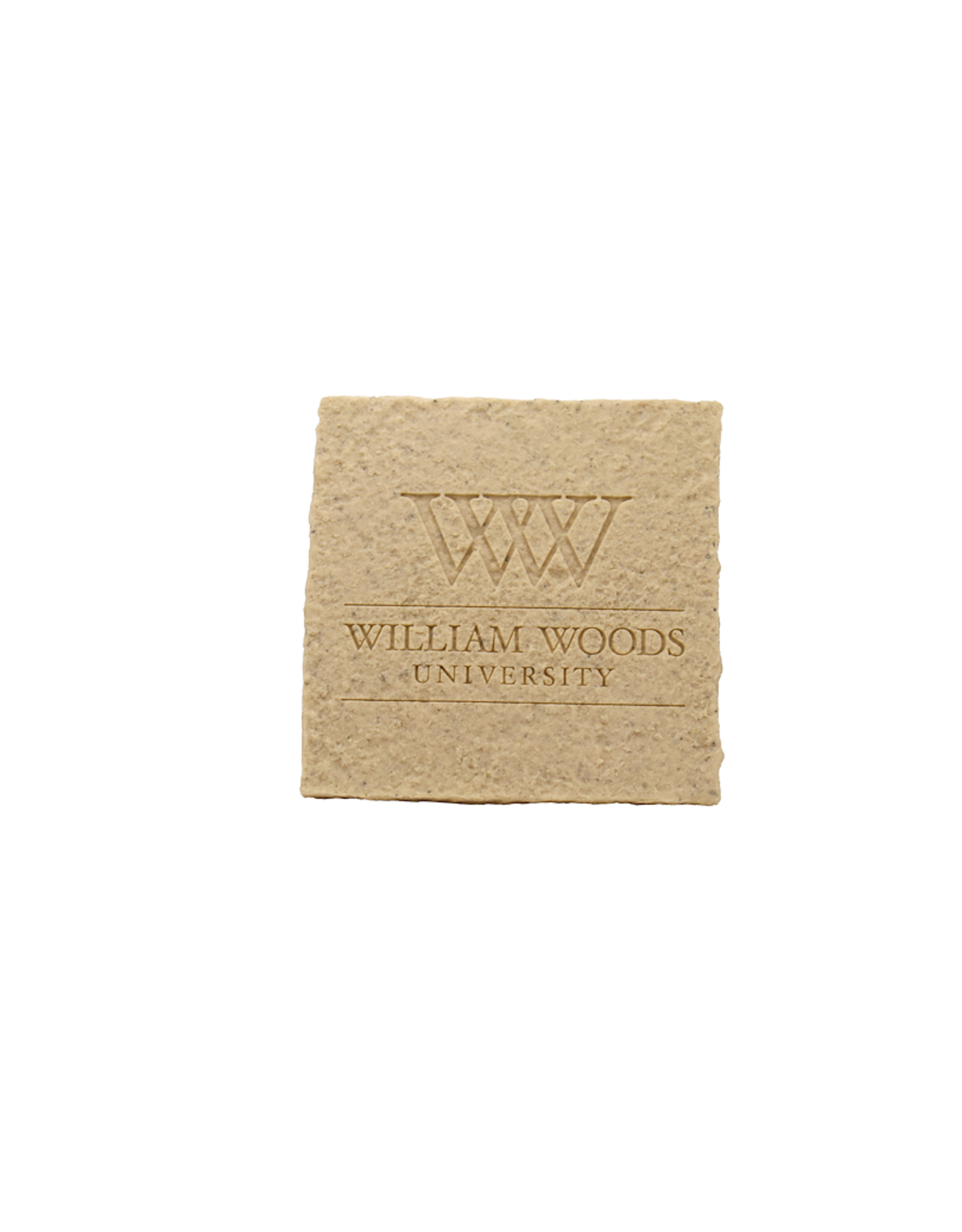 WWU set of 2 granite coasters w/ stand