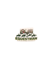 WWU 4 seat Equestrian water bottle/laptop sticker