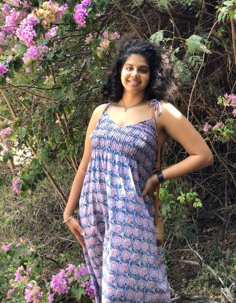 lorna fishtail maxi dress