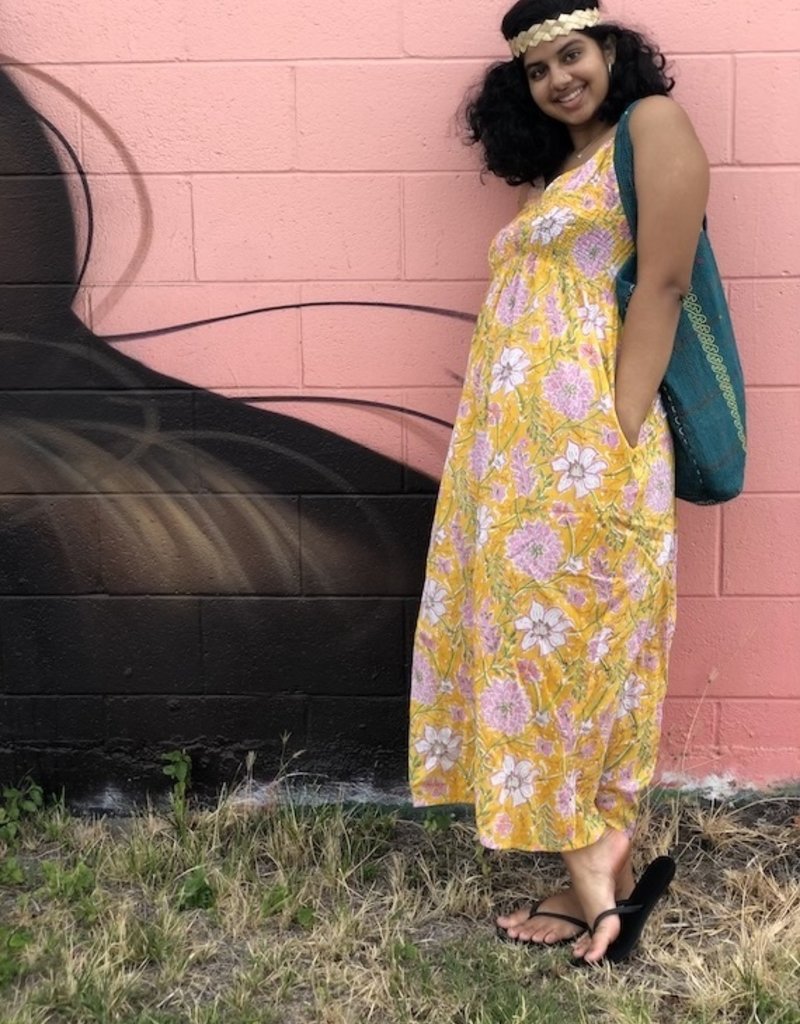 lorna fishtail maxi dress