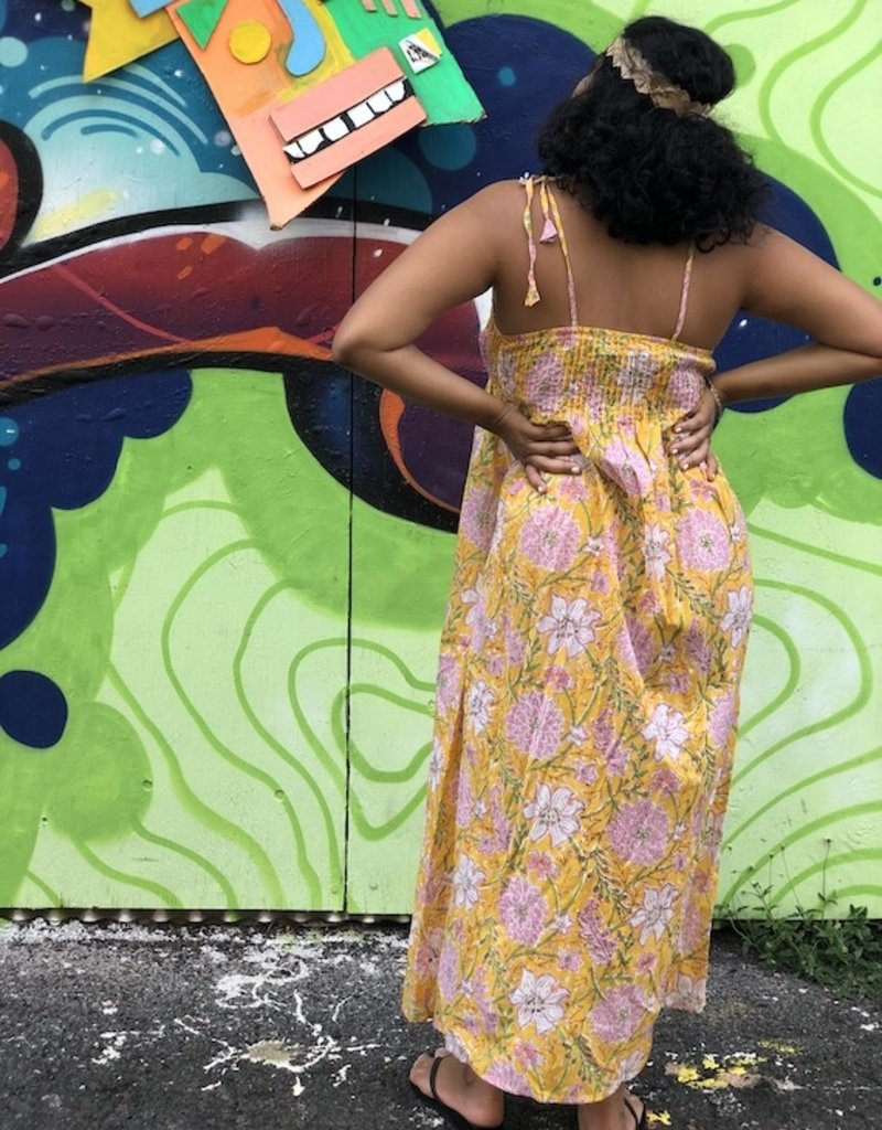 lorna fishtail maxi dress