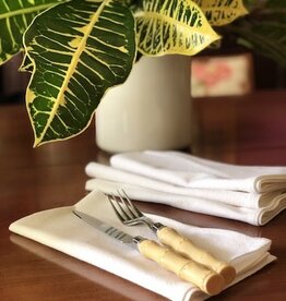 white napkin set of 2