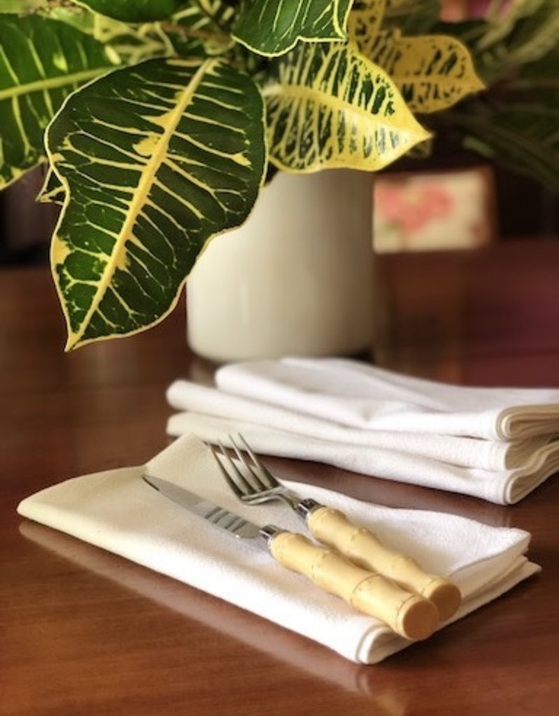 white napkin set of 2