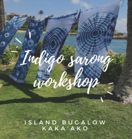 indigo sarong  private workshop