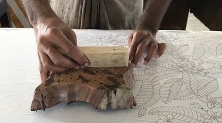 A bit about wood printing blocks