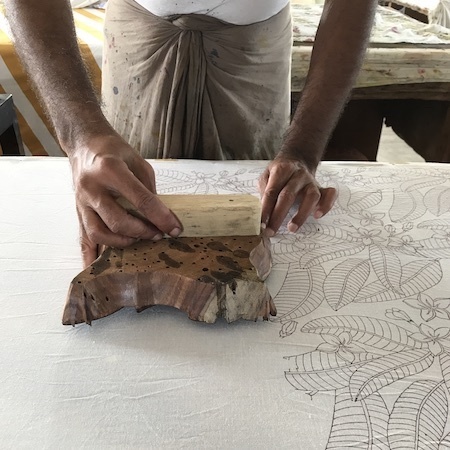 A bit about wood printing blocks