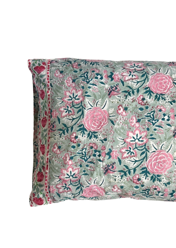 block print pillowcase set