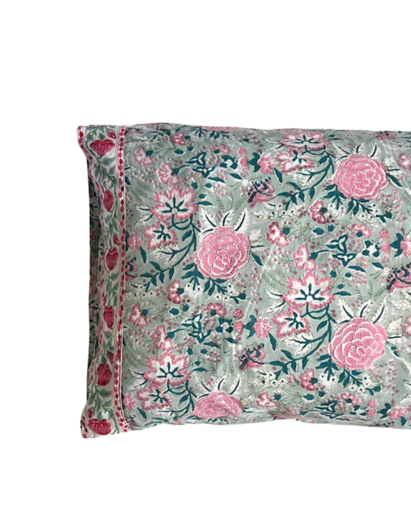 block print pillowcase set