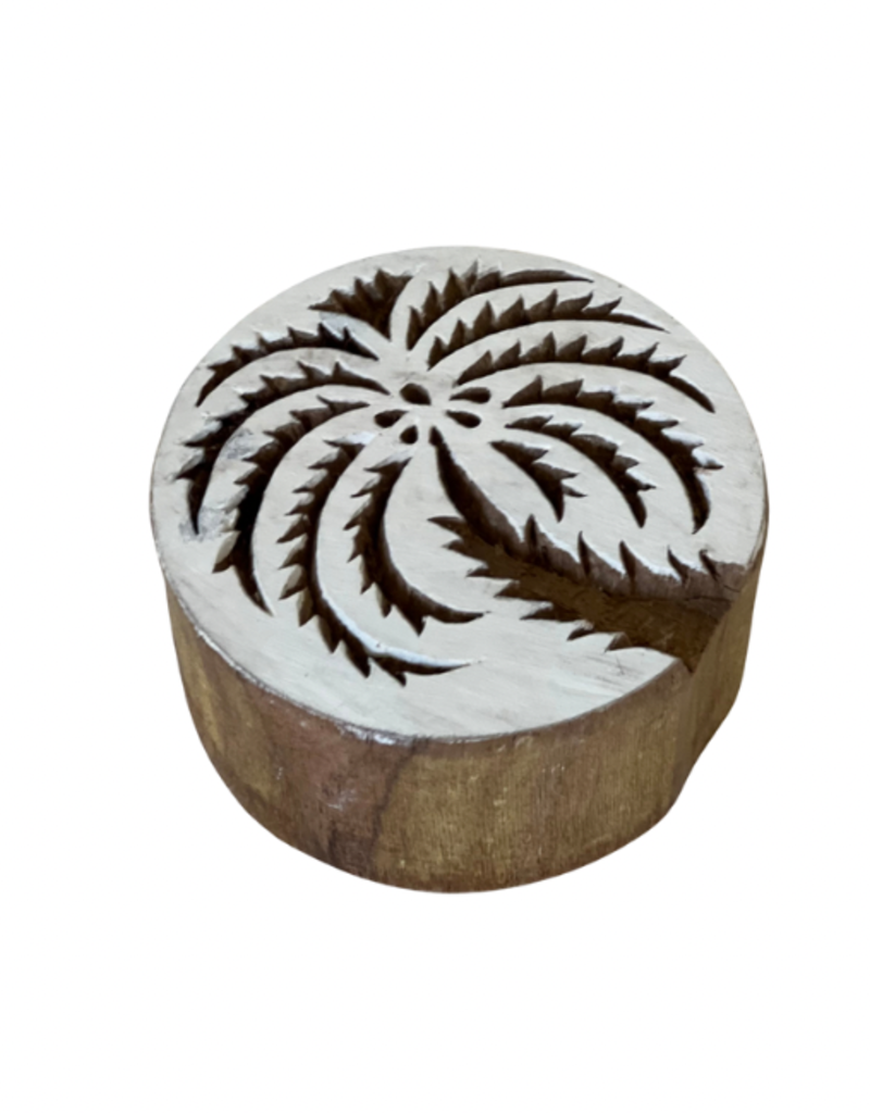 coconut palm wood block