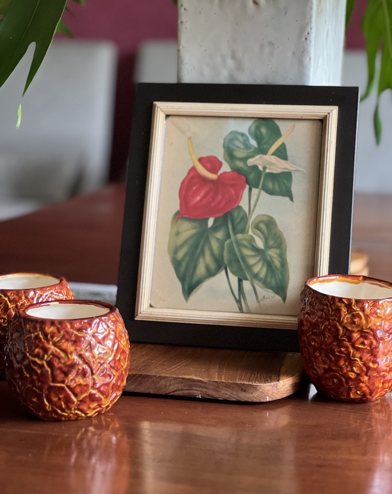 ハワイアンアンティーク vintage pineapple cup - Island Bungalow Hawaii