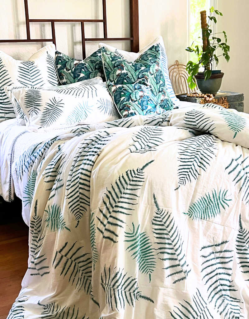 banana leaf euro sham