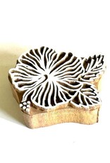 hibiscus wood block