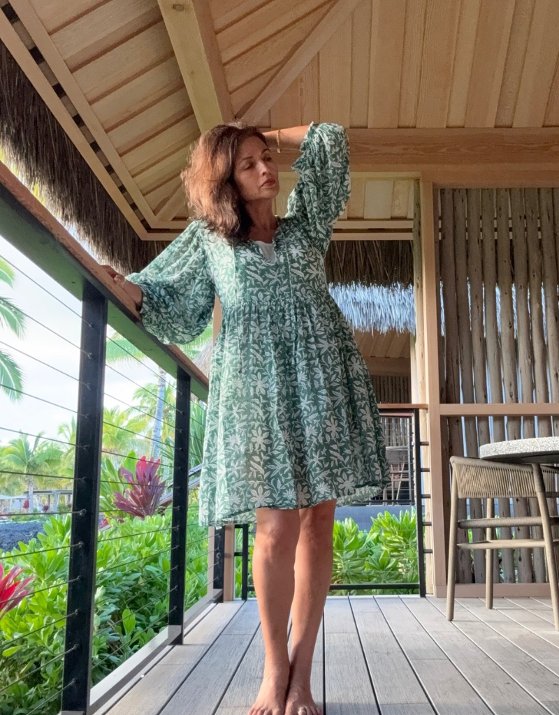 jade peru dress