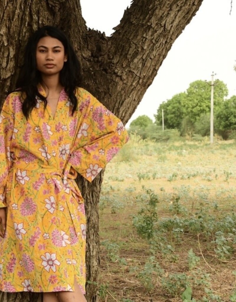 hokua printed kimono