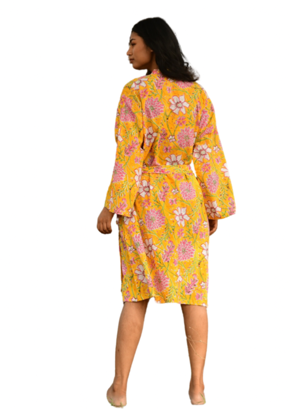 hokua printed kimono