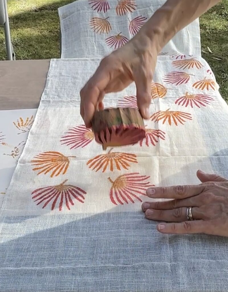 block printing basics private workshop