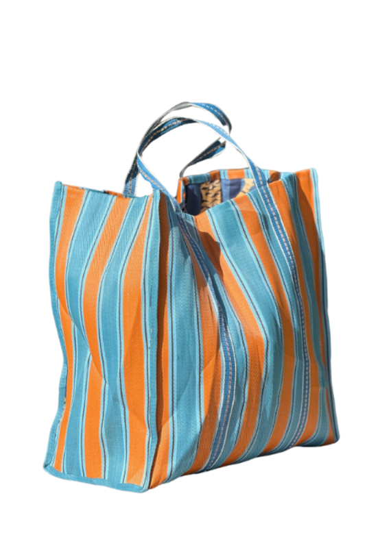 reversible tiger beach tote