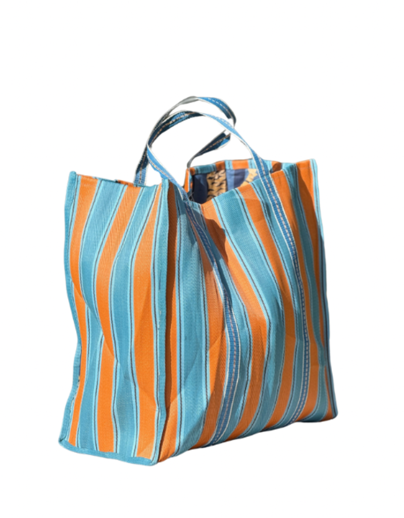 reversible tiger beach tote