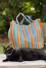 reversible tiger beach tote
