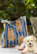 reversible tiger beach tote