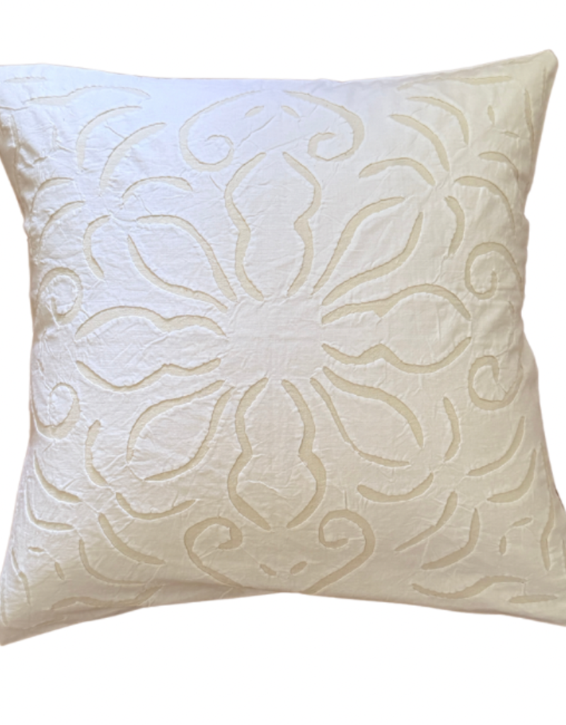 applique toss pillow